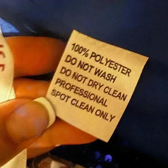 JJ’S House Blue And White Sequined formal Prom dress. - Picture 13 of 13